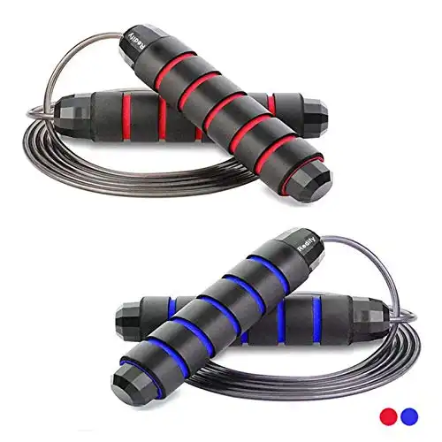 Redify 2 Pack Adjustable Jump Rope for Workout