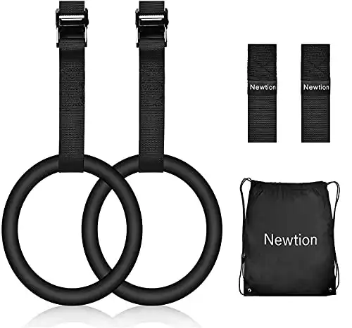 Professional Gym Rings with 15ft Adjustable Buckle Straps